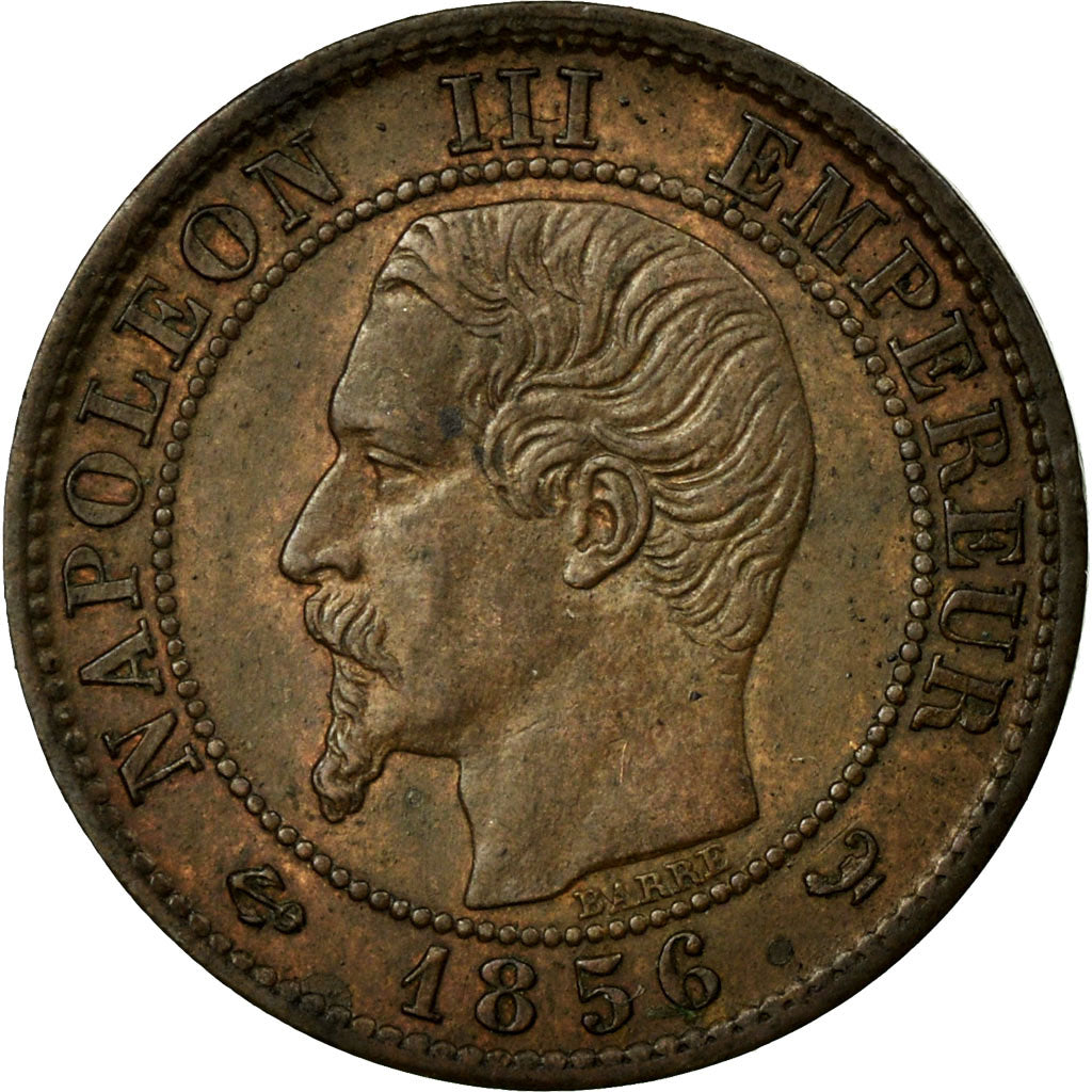 Monnaie, France, Napoleon III, Napoléon III, Centime, 1856, Lille, SUP+