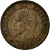 Monnaie, France, Napoleon III, Napoléon III, Centime, 1856, Lille, SUP+