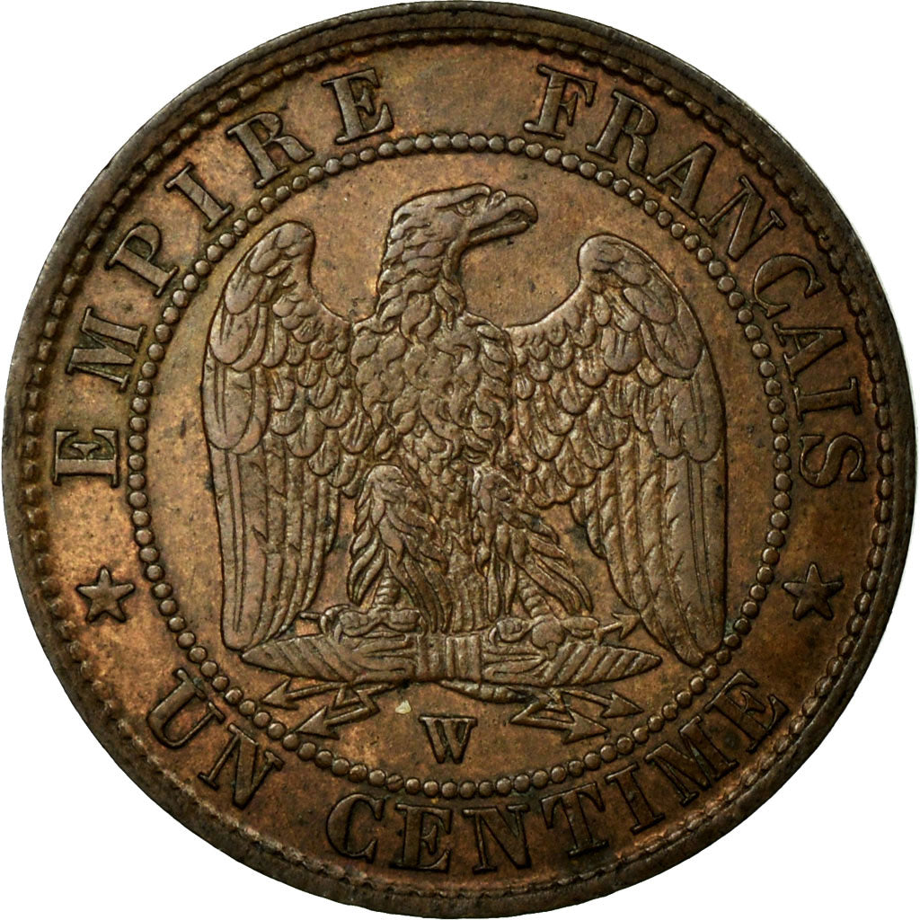 Monnaie, France, Napoleon III, Napoléon III, Centime, 1856, Lille, SUP+