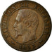Moneta, Francja, Napoleon III, Napoléon III, Centime, 1853, Lyon, AU(50-53)