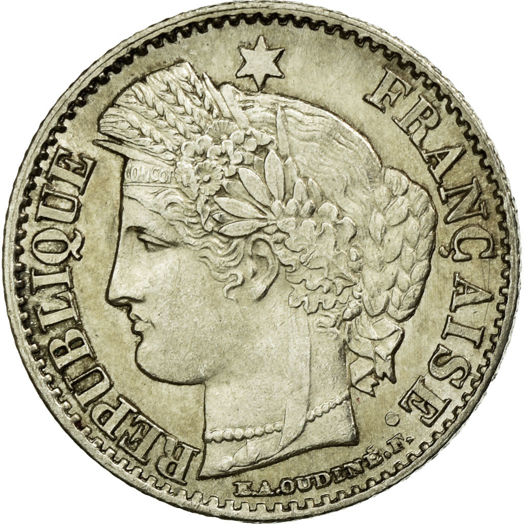 Monnaie, France, Cérès, 20 Centimes, 1851, Paris, SUP+, Argent, KM:758.1