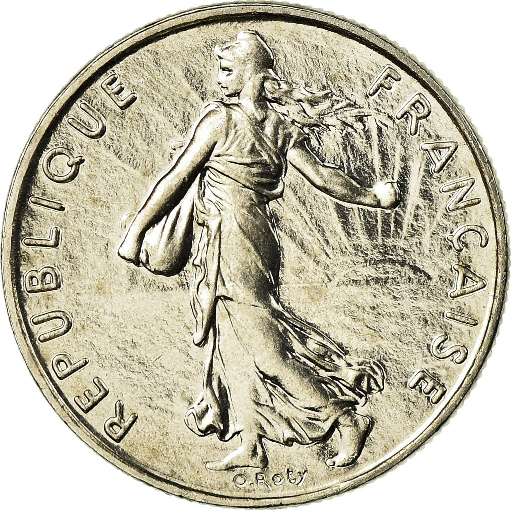 Coin, France, Semeuse, 1/2 Franc, 1996, Paris, MS(65-70), Nickel, KM:931.1