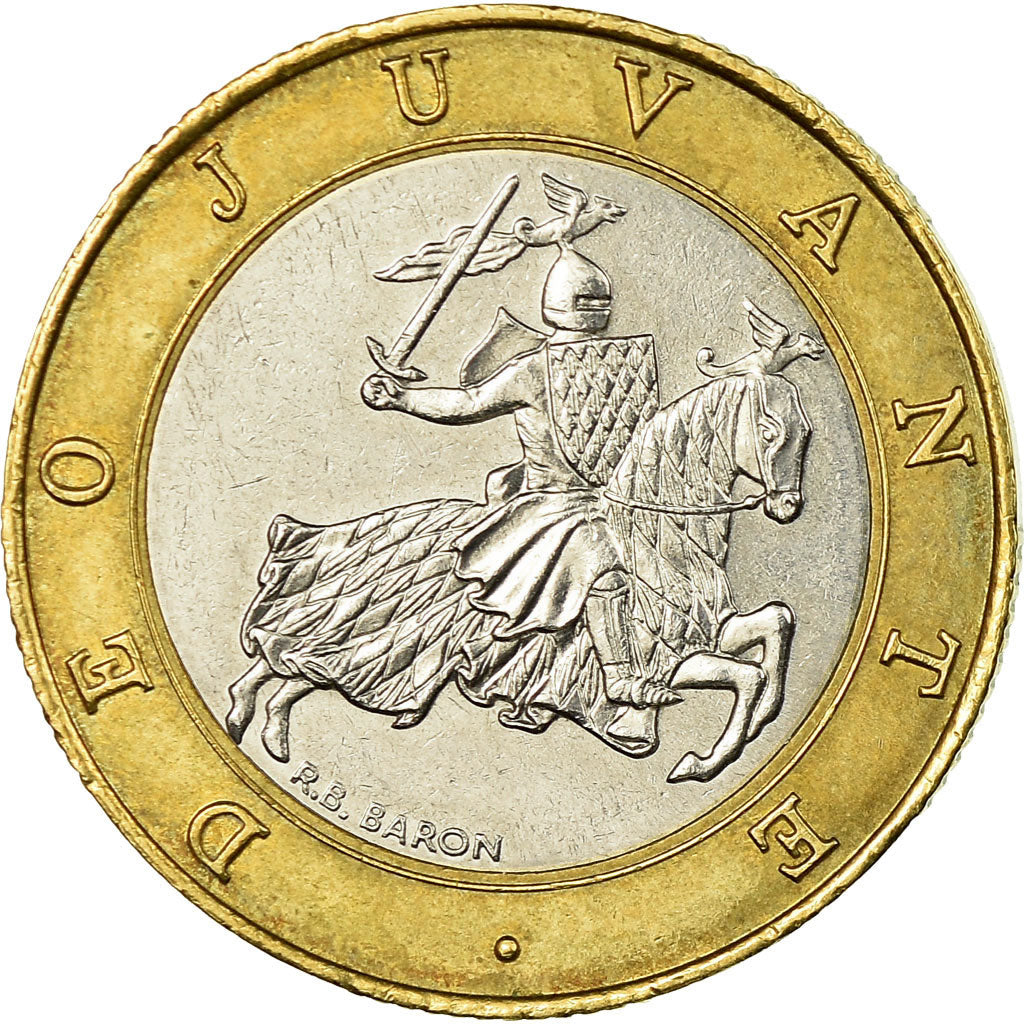 Moneta, Monaco, Rainier III, 10 Francs, 1992, BB, Bi-metallico, KM:163