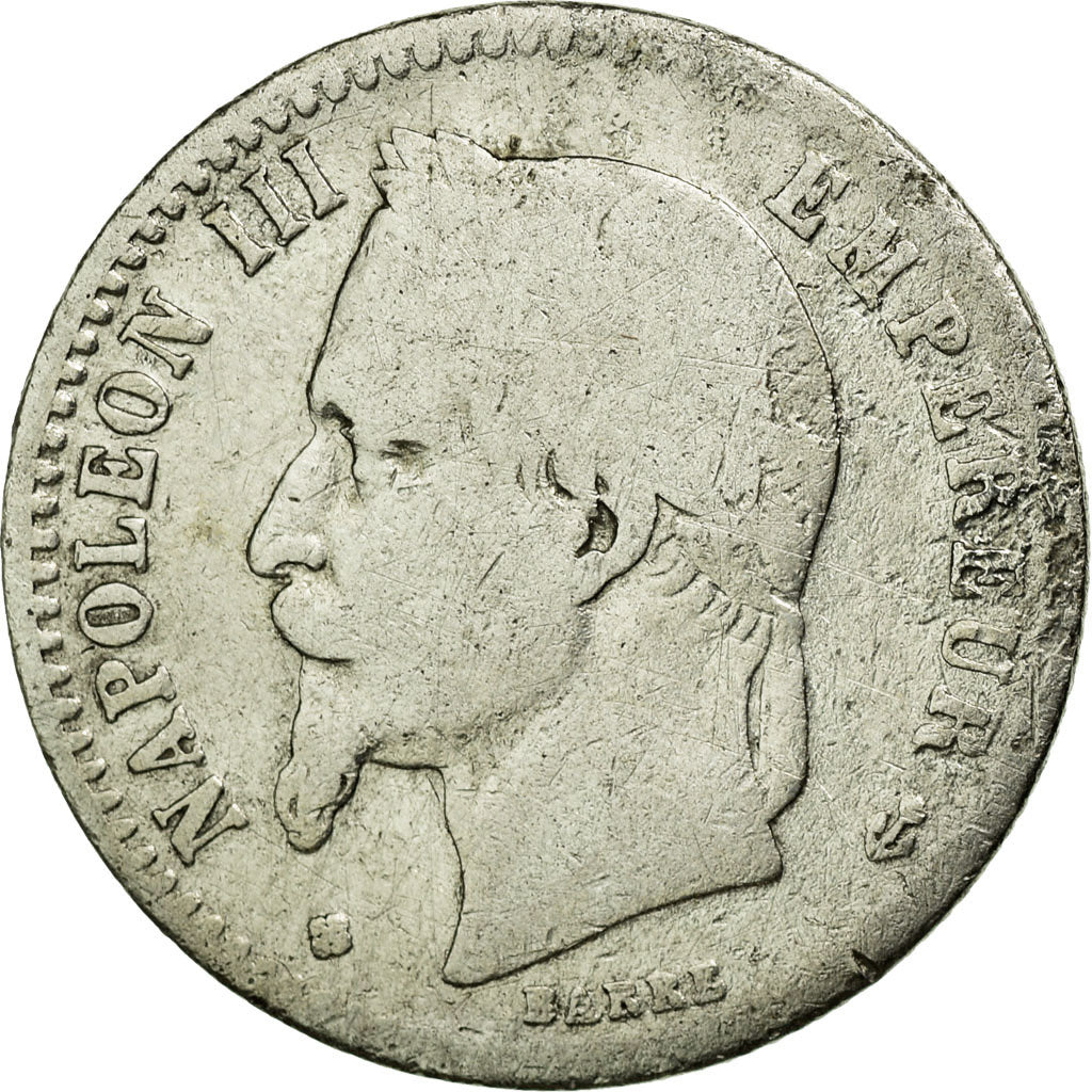 Coin, France, Napoleon III, Napoléon III, 50 Centimes, 1868, Strasbourg