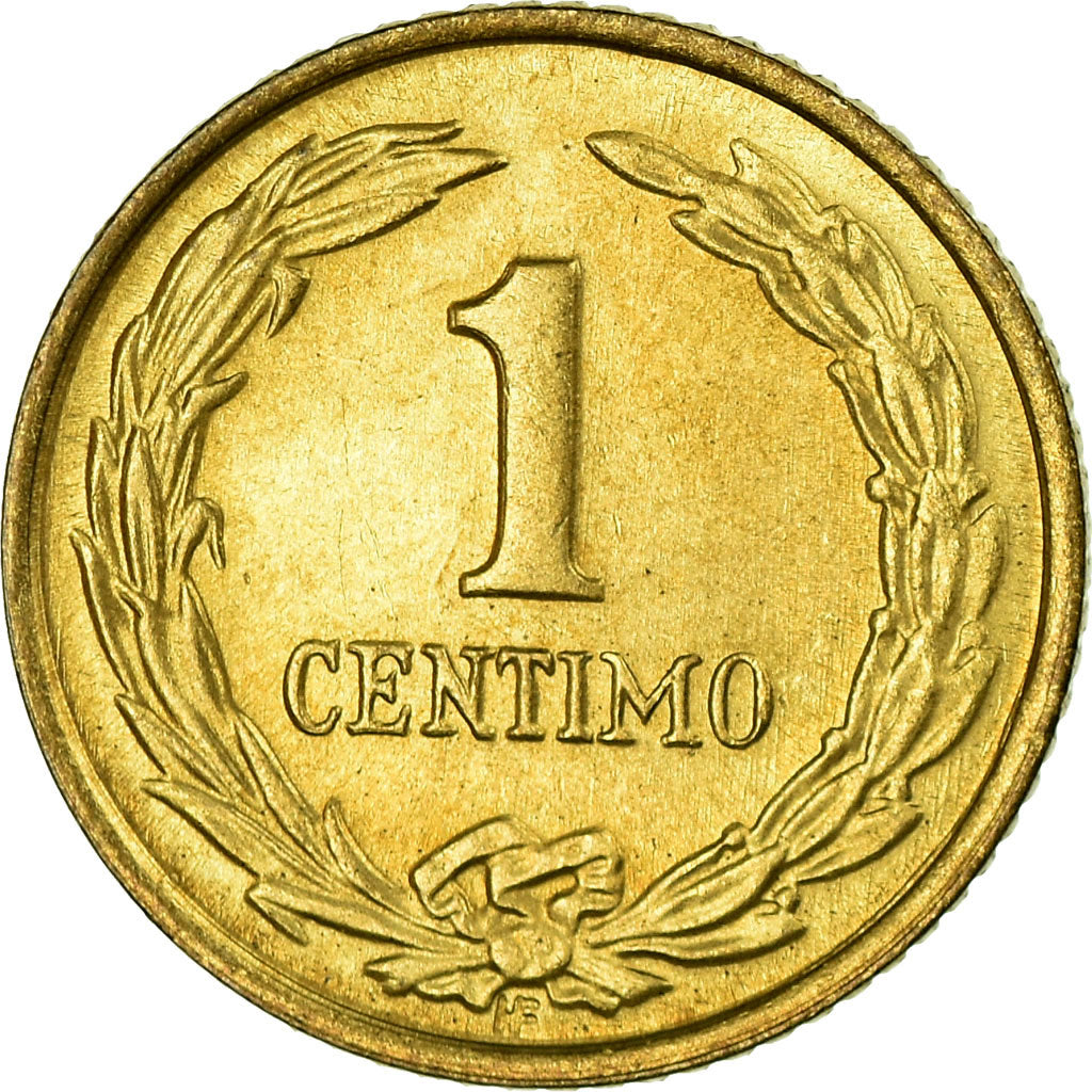 Munten, Paraguay, Centimo, 1950, PR, Aluminum-Bronze, KM:20