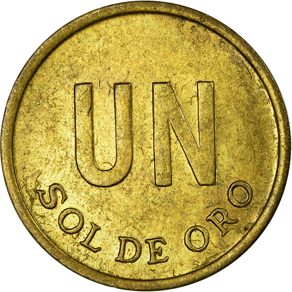 Munten, Peru, Sol, 1975, Lima, ZF, Tin, KM:248