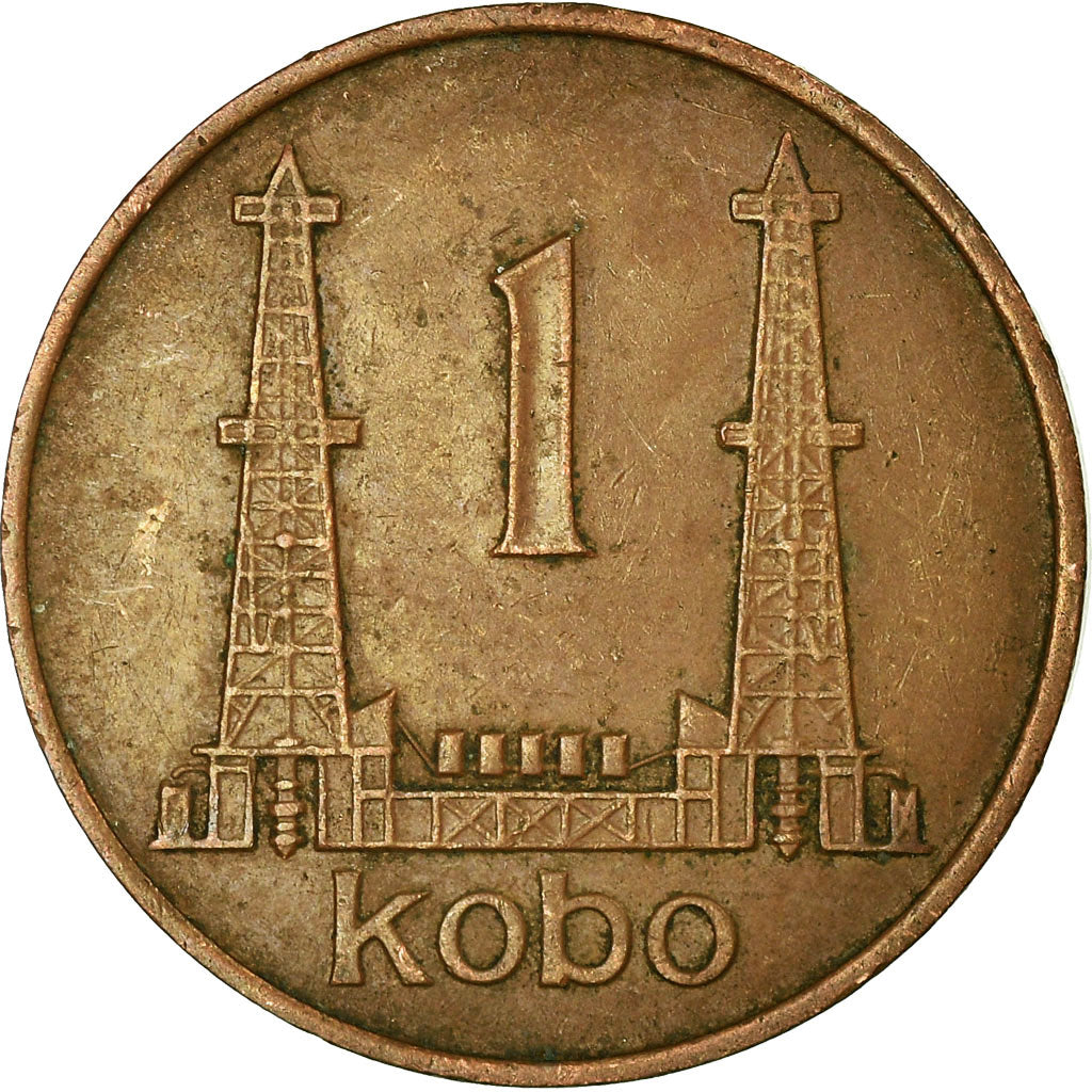 Coin, Nigeria, Elizabeth II, Kobo, 1973, EF(40-45), Bronze, KM:8.1