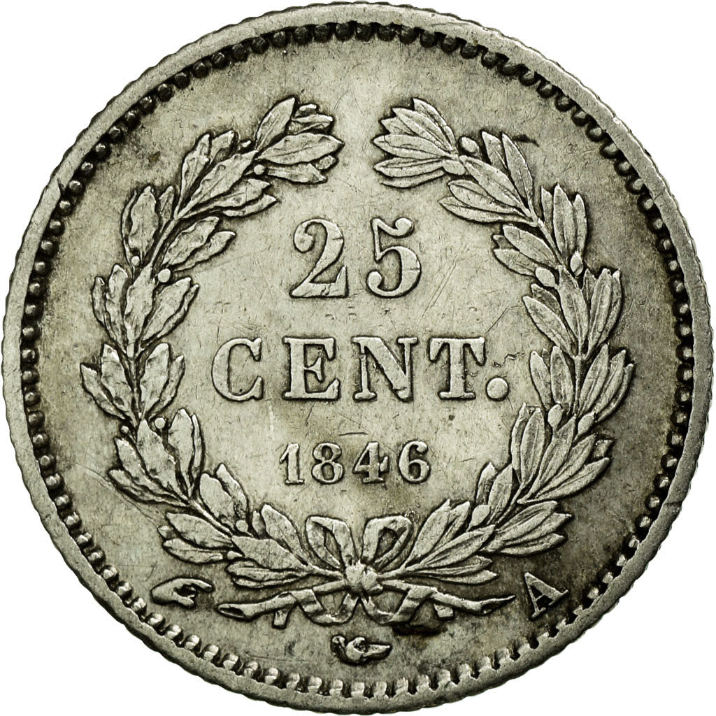 Monnaie, France, Louis-Philippe, 25 Centimes, 1846, Paris, TTB+, Argent