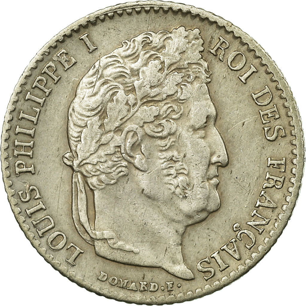 Monnaie, France, Louis-Philippe, 1/4 Franc, 1837, Lille, SUP, Argent, KM:740.13