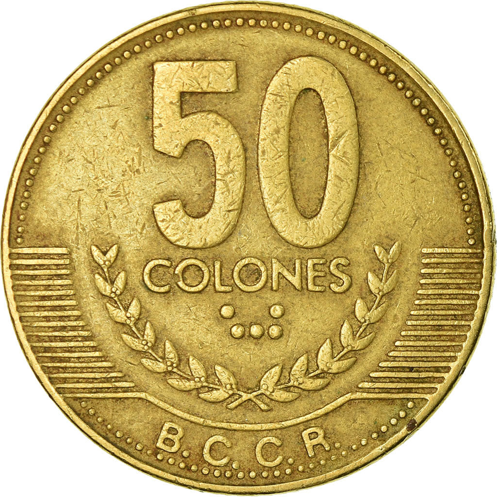 Münze, Costa Rica, 50 Colones, 1999, SS, Messing, KM:231.1