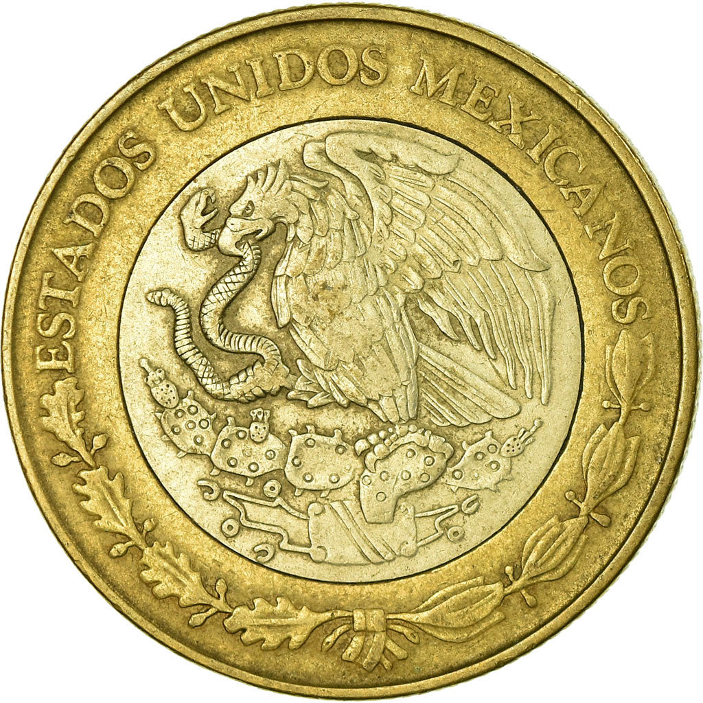 Mexique, 10 Pesos, 1998, Bimétallique, TTB, KM:616