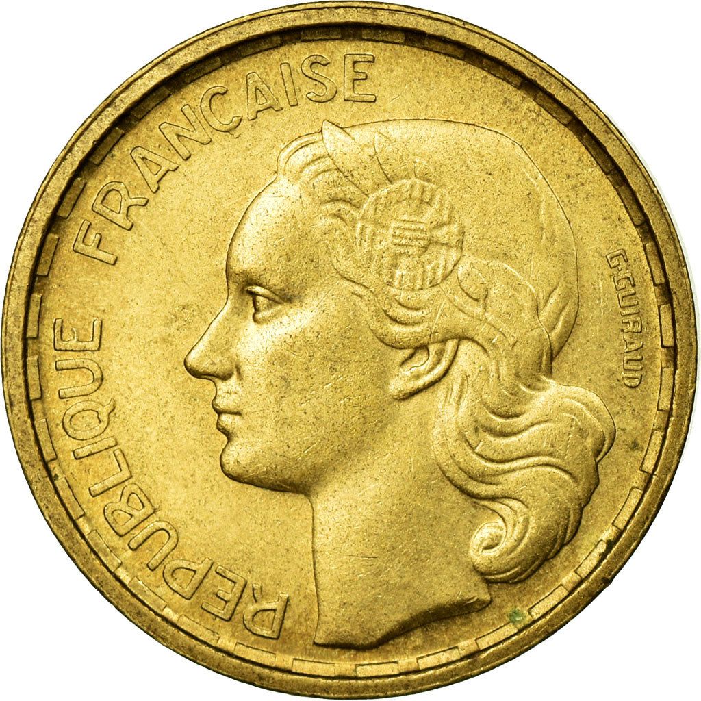 Coin, France, Guiraud, 10 Francs, 1950, Beaumont le Roger, MS(60-62)