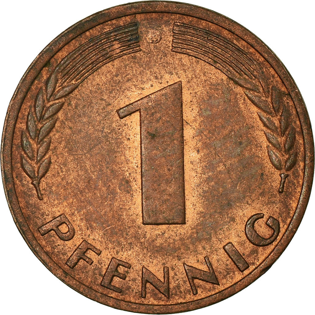 Münze, Bundesrepublik Deutschland, Pfennig, 1949, Munich, SS, Copper Plated