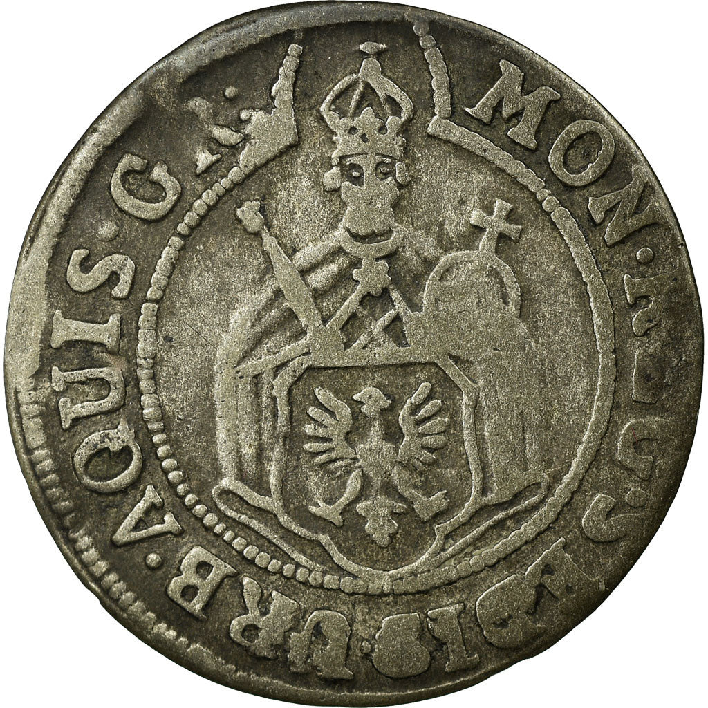 Coin, German States, AACHEN, 3 Marck, 1754, VF(30-35), Silver, KM:50