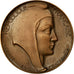 Francja, Medal, U.N.I des Matériaux de Construction, Coeffin, MS(63), Bronze