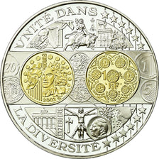 Francia, medaglia, 2000 ans d'Histoire Monétaire française, FDC, Argento