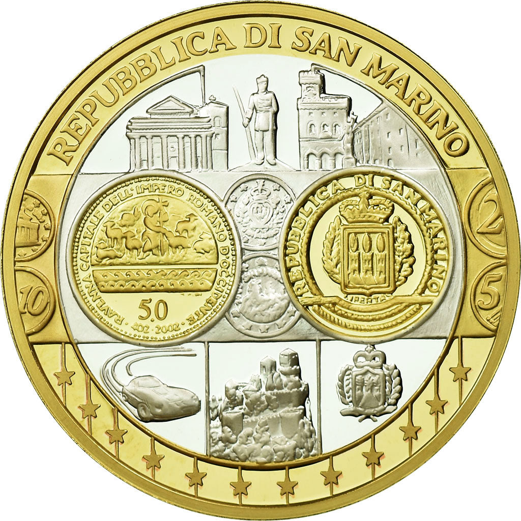 San Marino, Medal, L'Europe, MS(65-70), Srebro