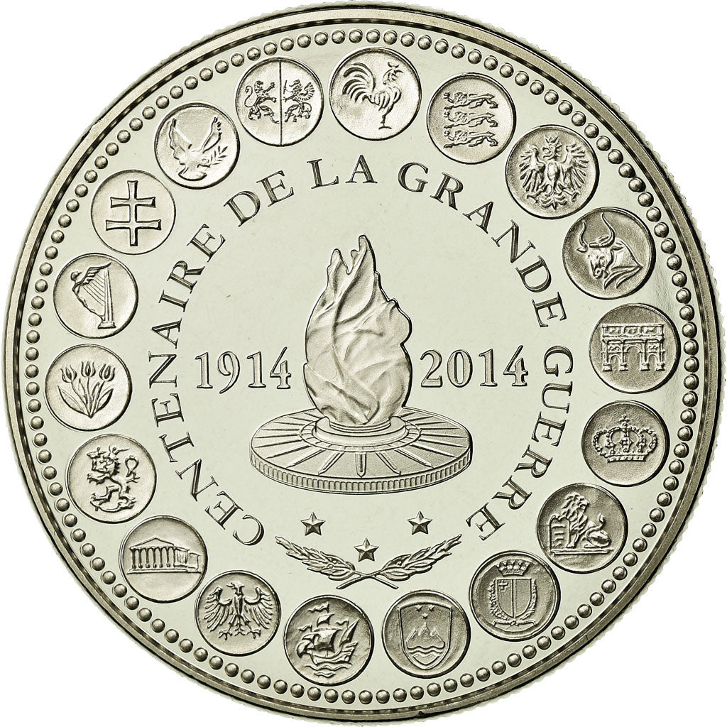 Francja, Medal, L'Europe des XXVIII, Centenaire de la Grande Guerre, 2014