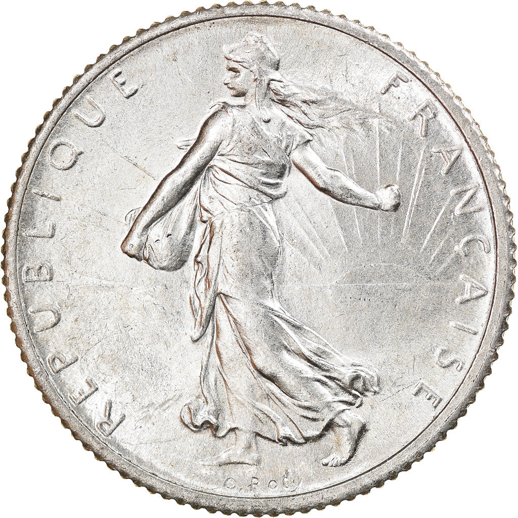 Moneta, Francia, Semeuse, Franc, 1916, Paris, SPL, Argento, KM:844.1