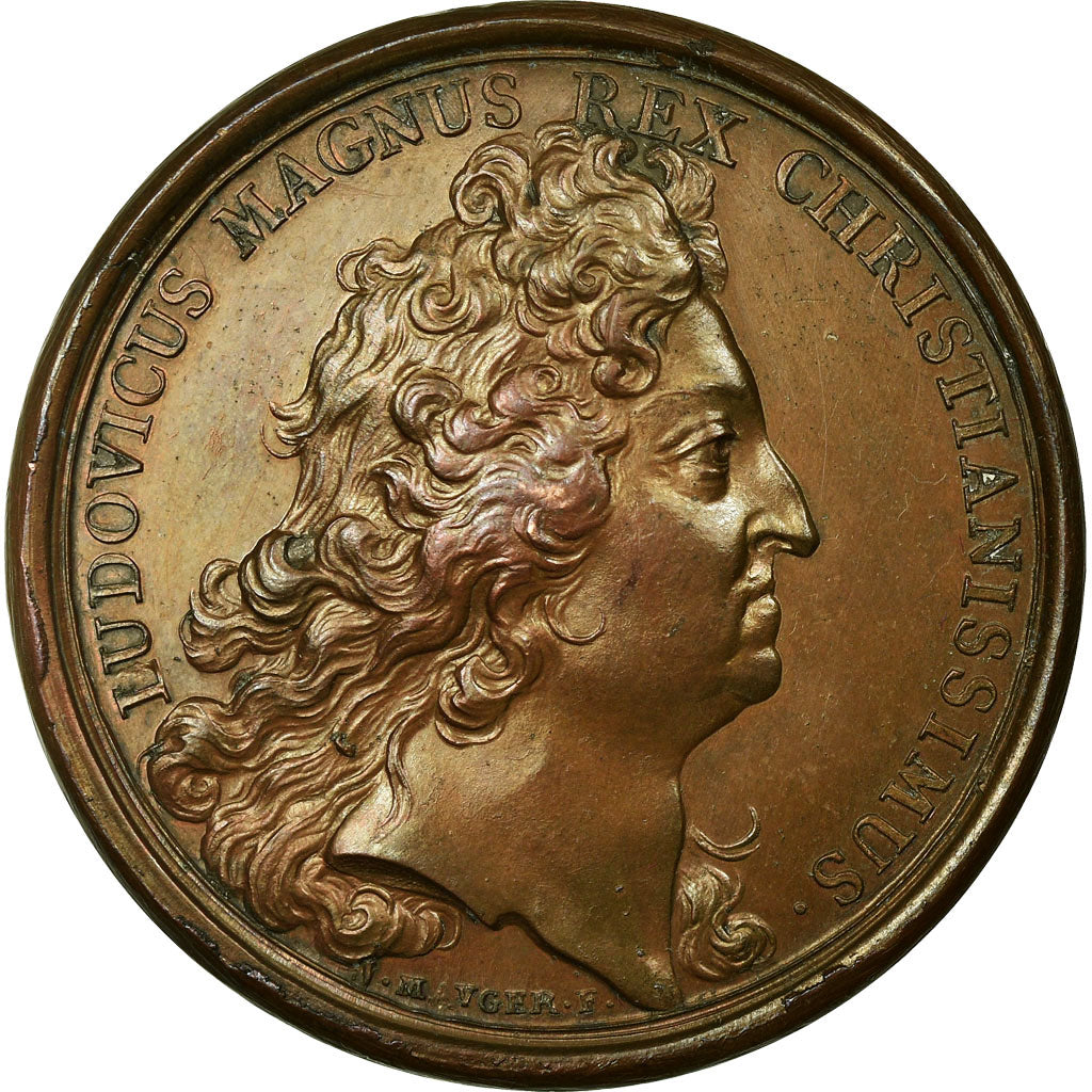 Francia, medaglia, Louis XIV, Campagne de 1696, 1696, Rame, Mauger, SPL