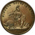 Francia, medalla, Louis XIV, Établissement des Manufactures, 1664, Cobre