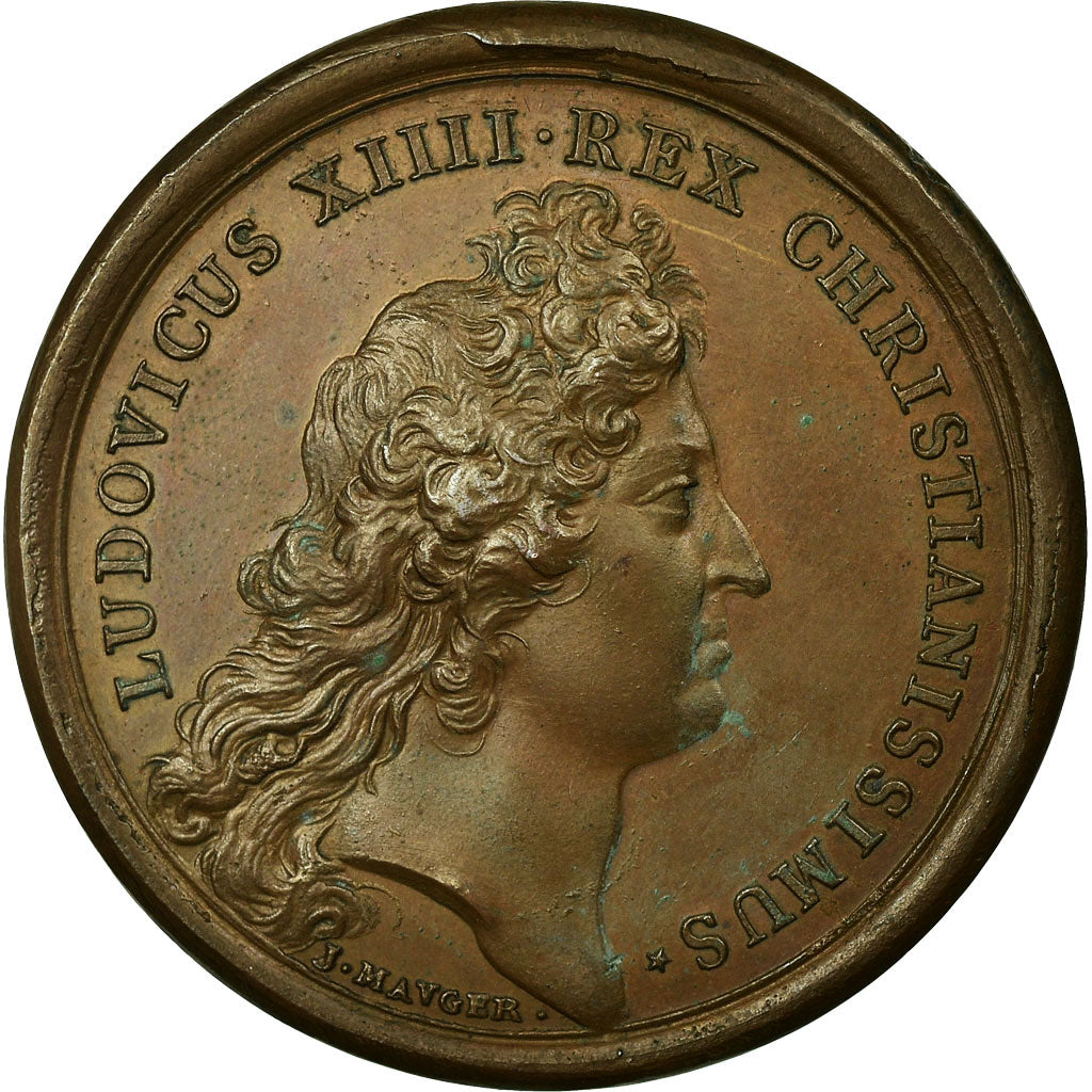 France, Médaille, Louis XIV, La Clémence du Roi, 1666, Cuivre, SUP, Mauger