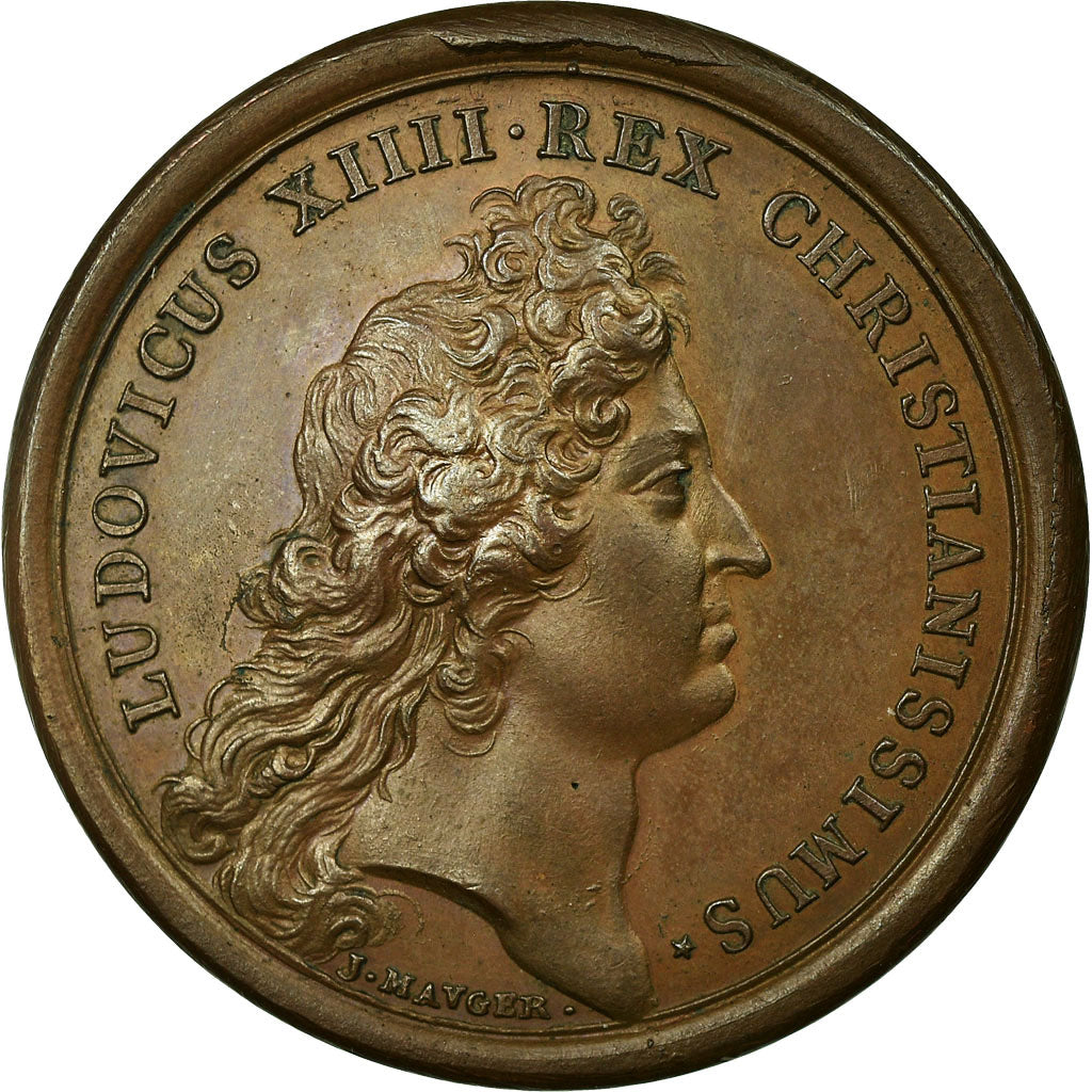 Frankreich, Medaille, Louis XIV, La Nouvelle Ordonnance, 1667, Mauger, VZ