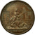 Francia, medalla, Louis XIV, Agrandissement de Paris, 1670, Cobre, Mauger, EBC