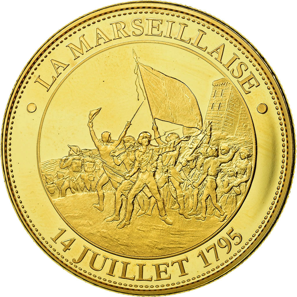 Francja, Medal, Révolution Française, La Marseillaise, MS(65-70), Pokryte