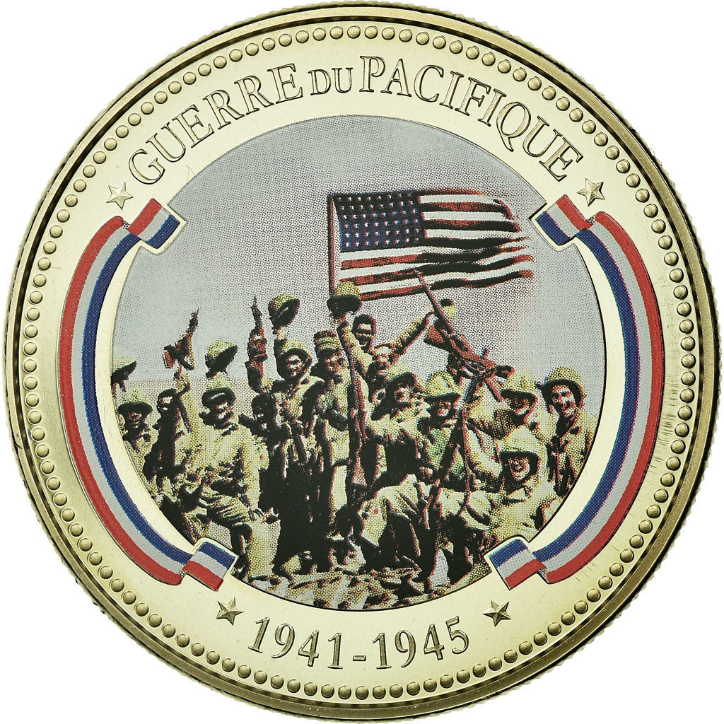 Francia, medaglia, Seconde Guerre Mondiale, Guerre du Pacifique, FDC