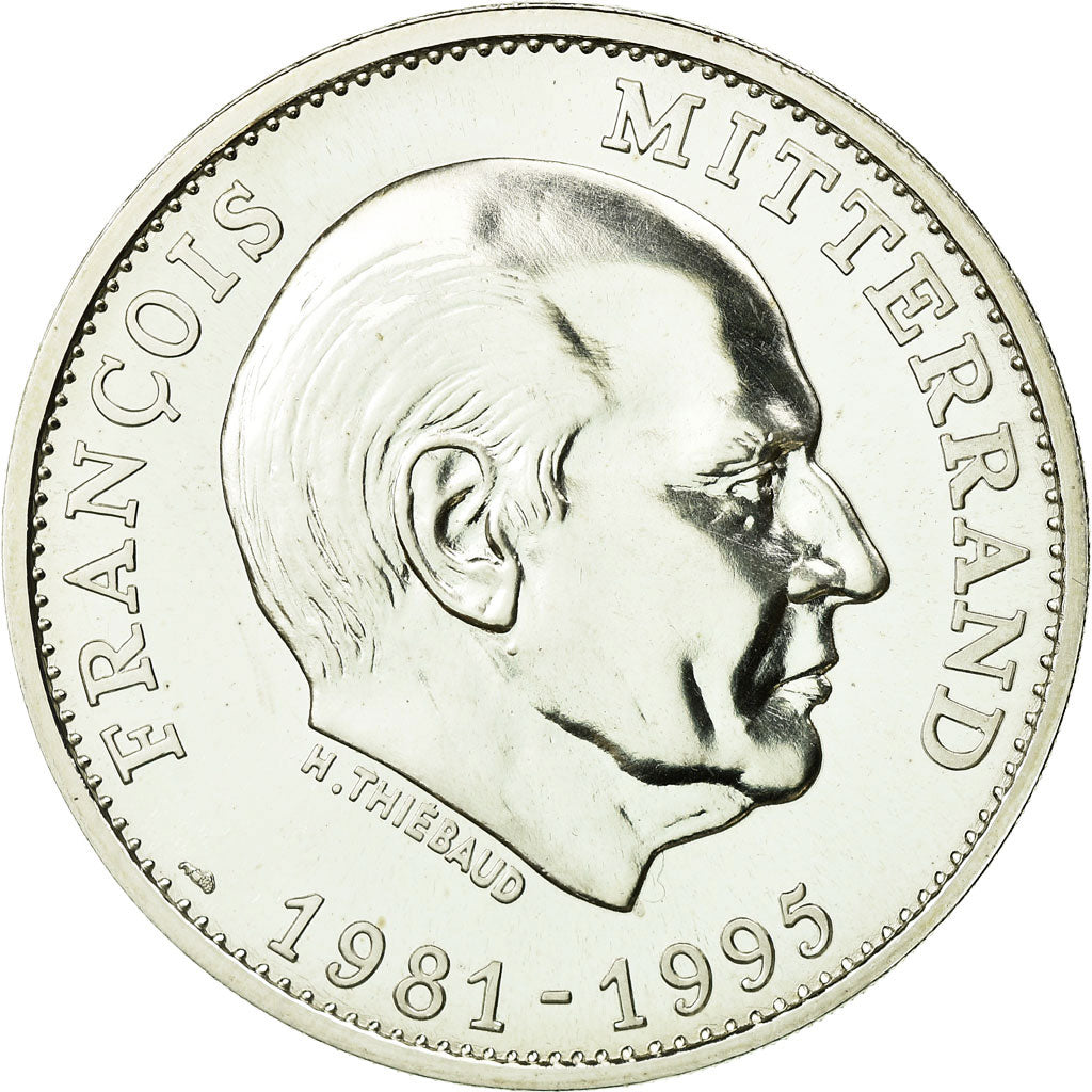 France, Medal, François Mitterrand, Président de la République, 1995