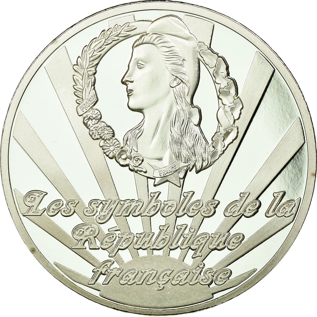 France, Médaille, Les Symboles de la République Française, Fraternité, FDC