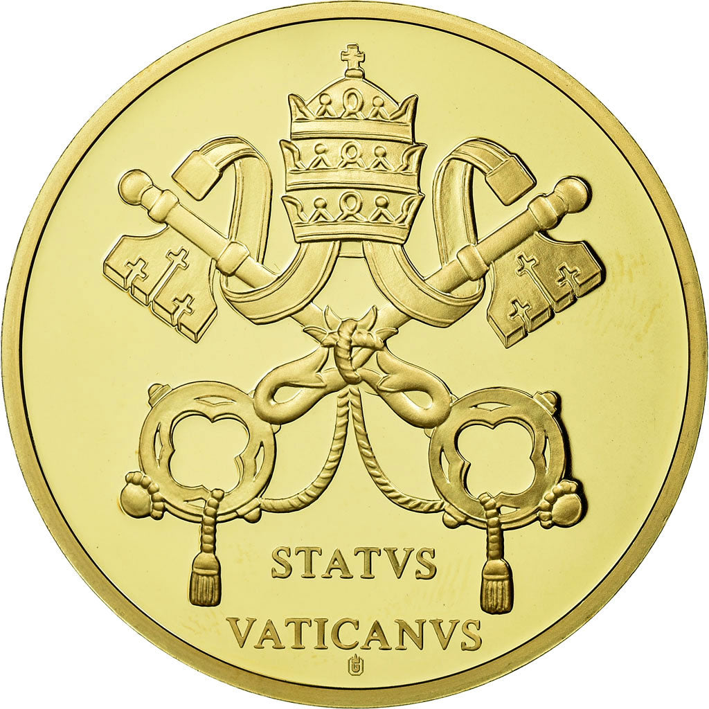 Vatican, Medal, La Vie du Pape François, MS(65-70), Copper Gilt