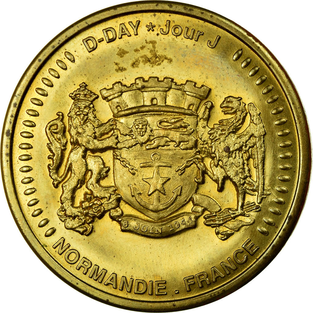 France, Medal, D-Day, Jour J, Normandie, Collection Européenne, MS(63), Copper