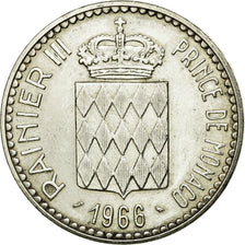 Monnaie, Monaco, Rainier III, 10 Francs, 1966, SUP+, Argent, Gadoury:155