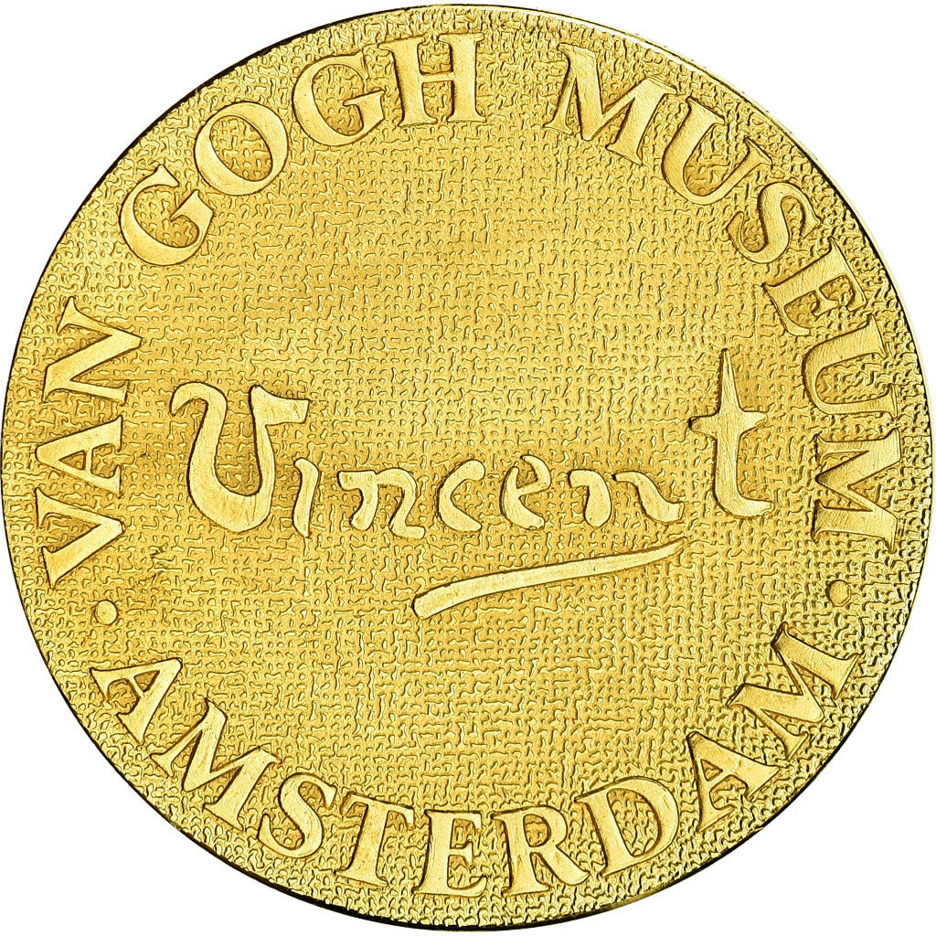 France, Medal, Peinture, Van Gogh, MS(63), Gilt Bronze
