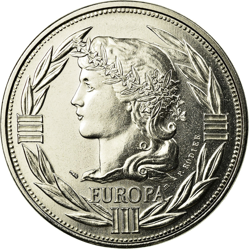 France, Medal, Ecu Europa, Marianne, 1993, Rodier, MS(65-70), Copper-nickel