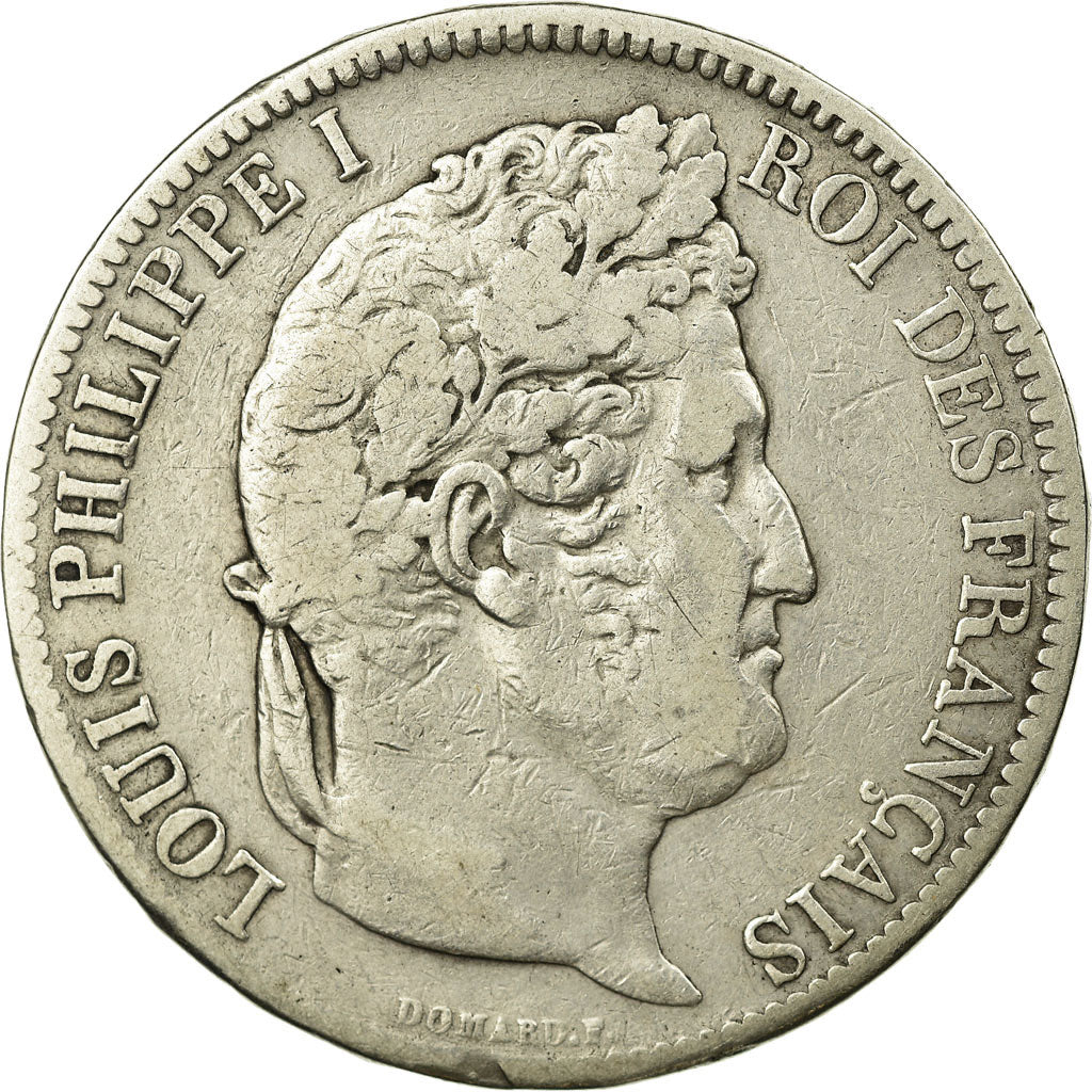 Coin, France, Louis-Philippe, 5 Francs, 1831, Limoges, VF(30-35), Silver
