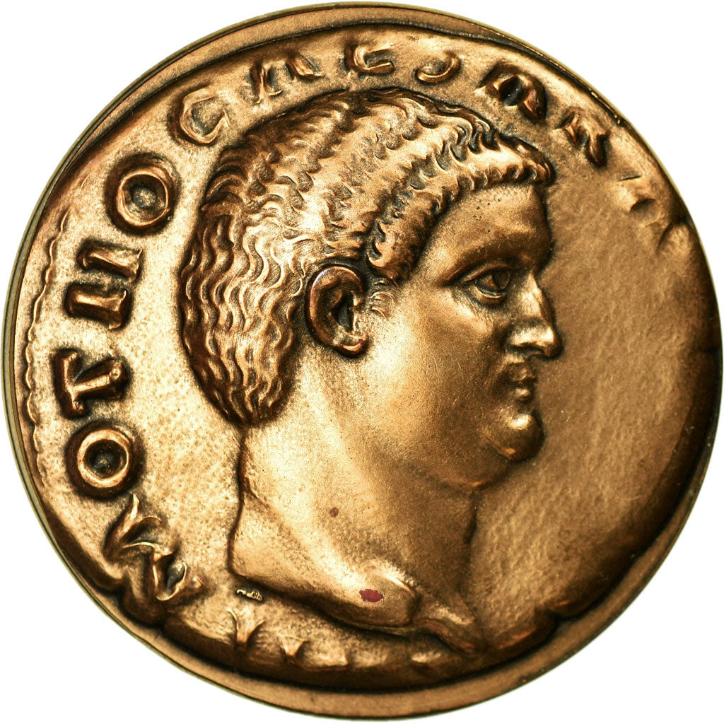 Francja, Medal, Reproduction Monnaie Antique, Othon, Undated, MS(65-70), Bronze