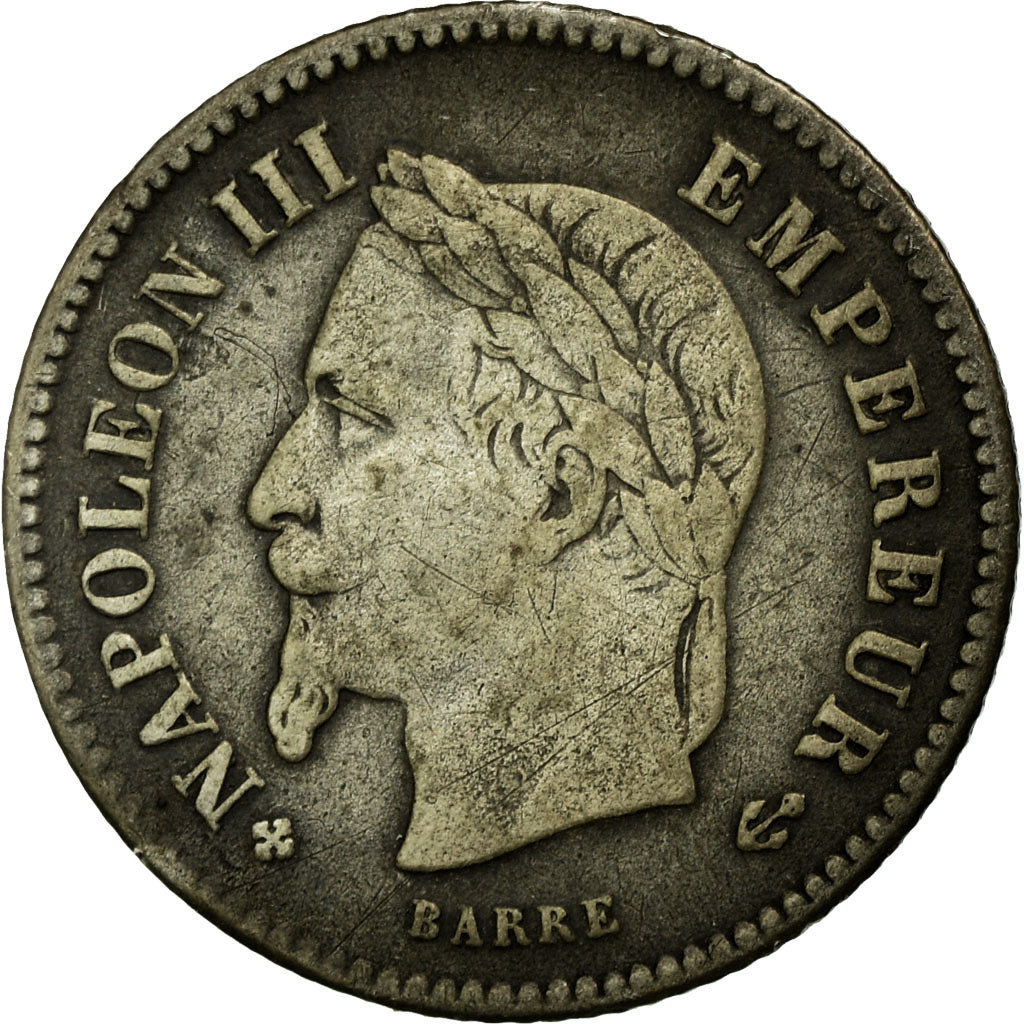 Coin, France, Napoleon III, Napoléon III, 20 Centimes, 1868, Strasbourg