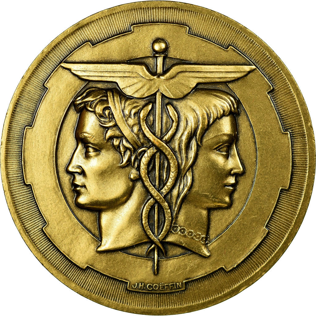 France, Medal, Chambre de Commerce et d'Industrie de Rouen, 2003, Coeffin