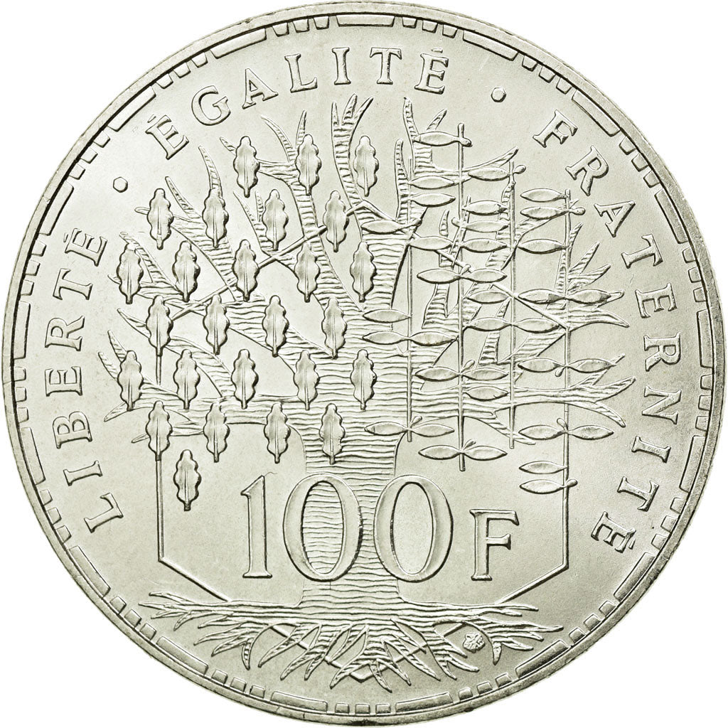 Coin, France, Panthéon, 100 Francs, 1985, Paris, MS(60-62), Silver, Gadoury:898