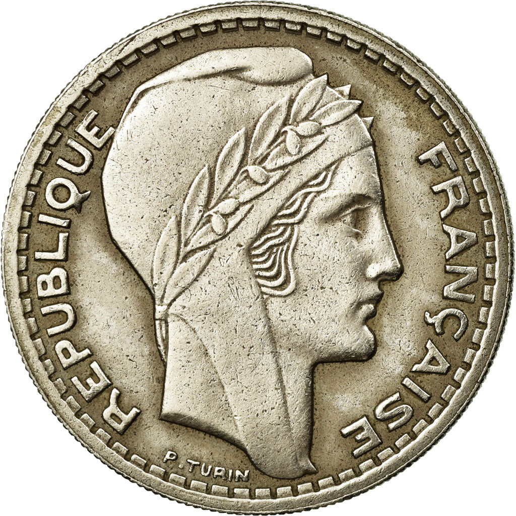 Coin, France, Turin, 10 Francs, 1945, EF(40-45), Copper-nickel, Gadoury:810a