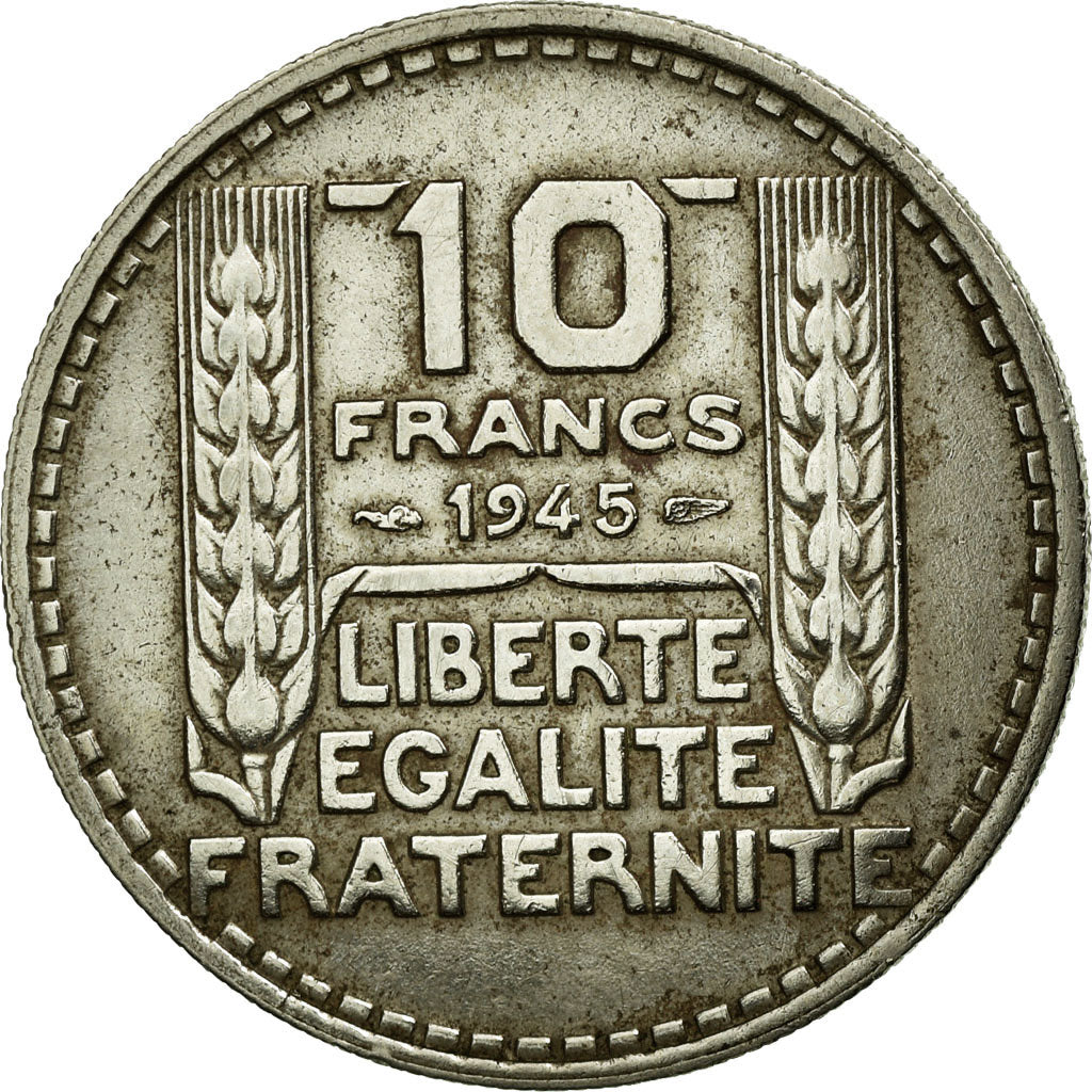 Monnaie, France, Turin, 10 Francs, 1945, TTB, Copper-nickel, Gadoury:810a