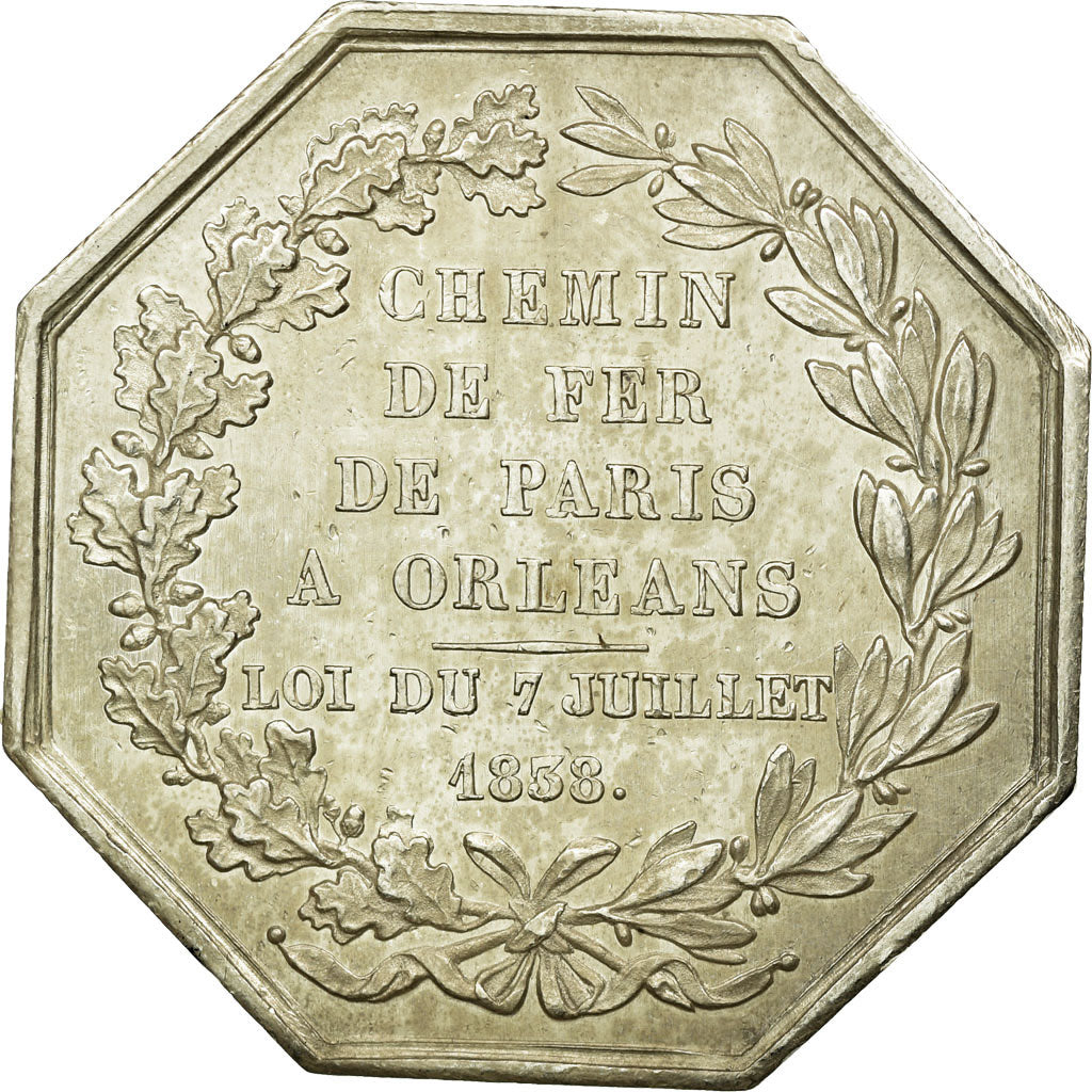 France, Token, Railway, AU(55-58), Silver
