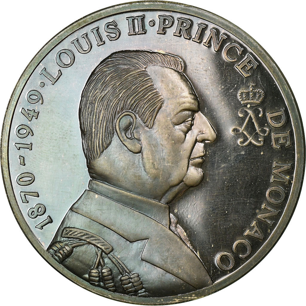 Monaco, Médaille, Louis II, Prince de Monaco (1870-1949), SPL, Argent