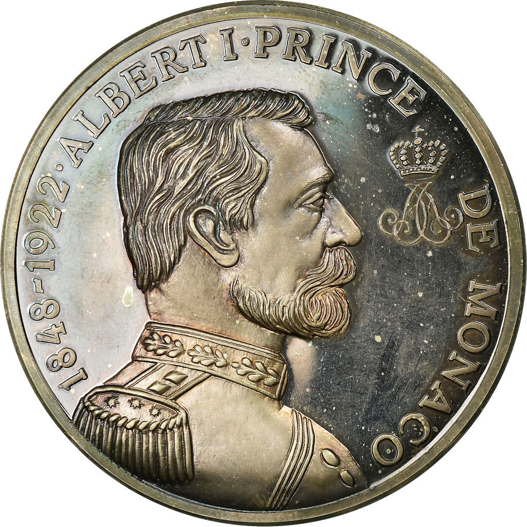 Monaco, Medal, Albert Ier, Prince de Monaco (1848-1922), Silver, MS(63)