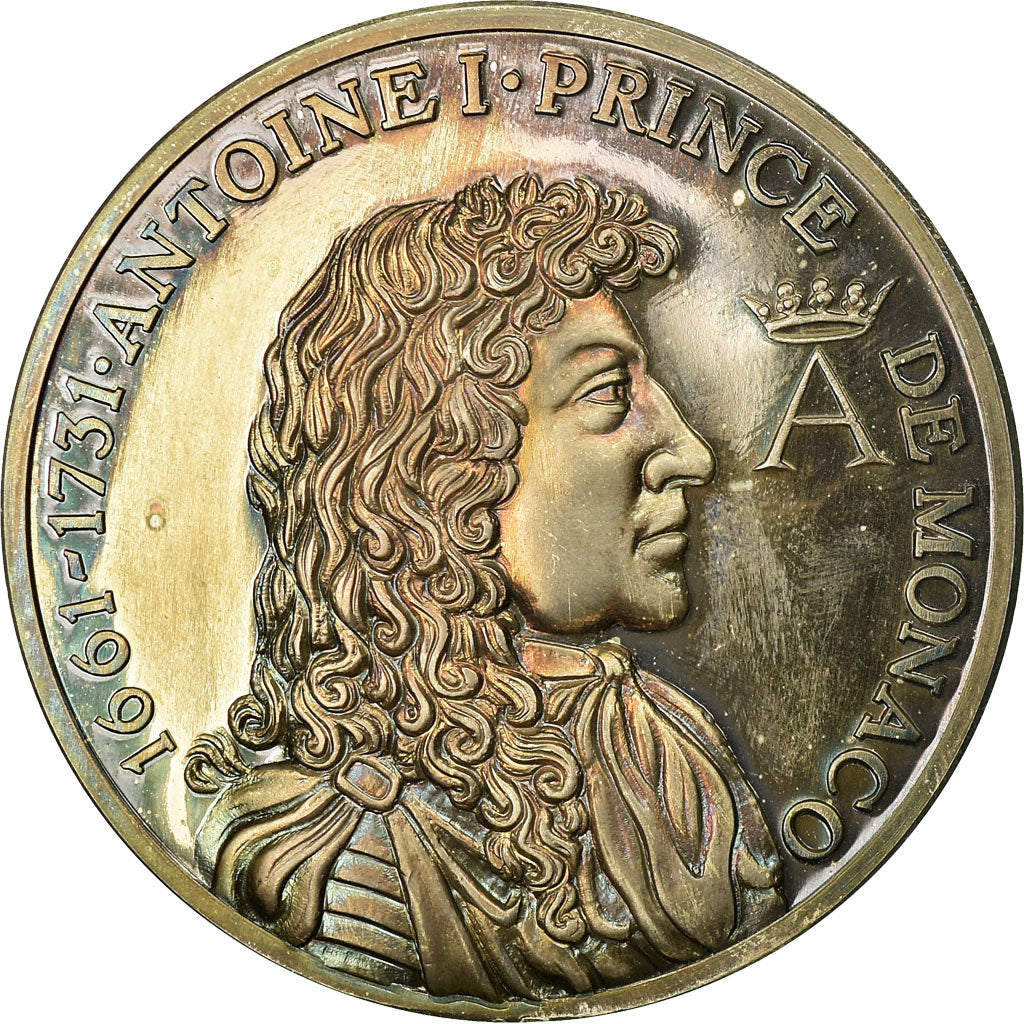 Monaco, Medal, Antony I, Prince of Monaco, Silver, MS(63)