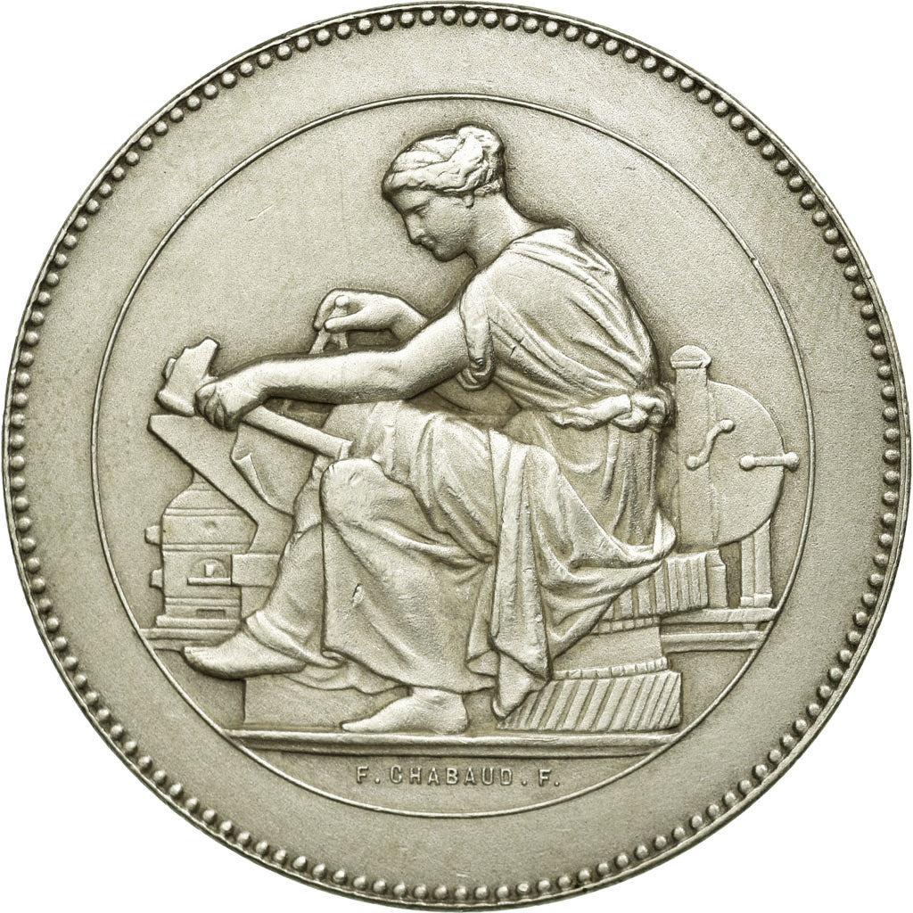 France, Token, Industry, AU(55-58), Silver