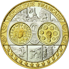 France, Medal, Europe, République Française, MS(65-70), Silver